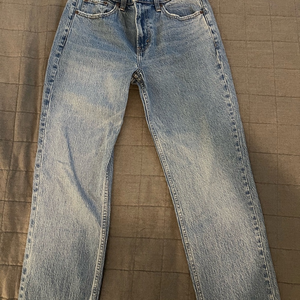 Abercrombie & Fitch Light Blue Straight Jeans
